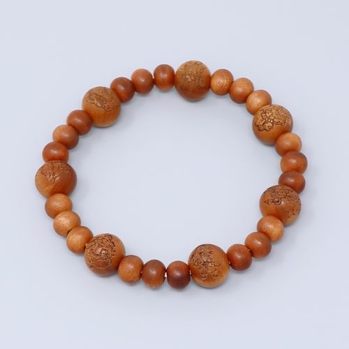 白檀七福神彫桐箱